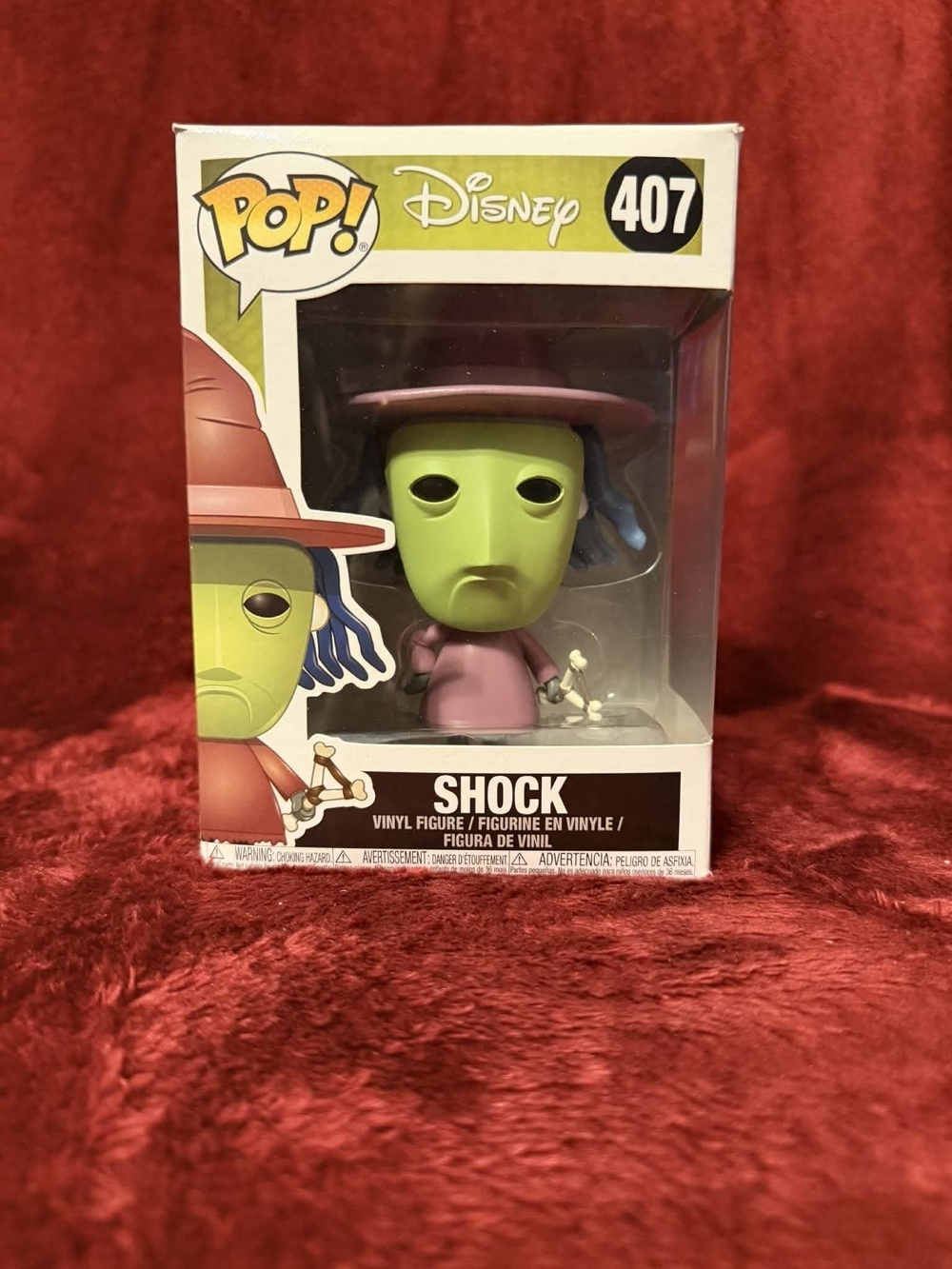 Funko Pop! Disney #407 Shock - Green & Purple Vinyl Figure